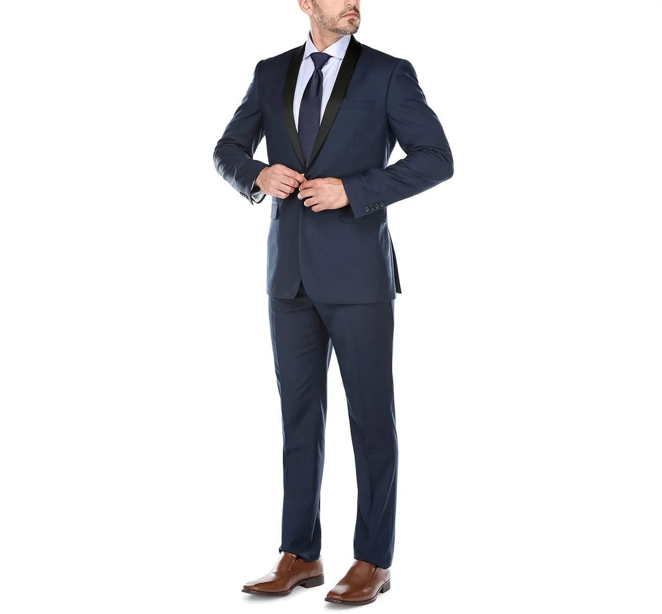 Navy 2-Piece Shawl Lapel Tux