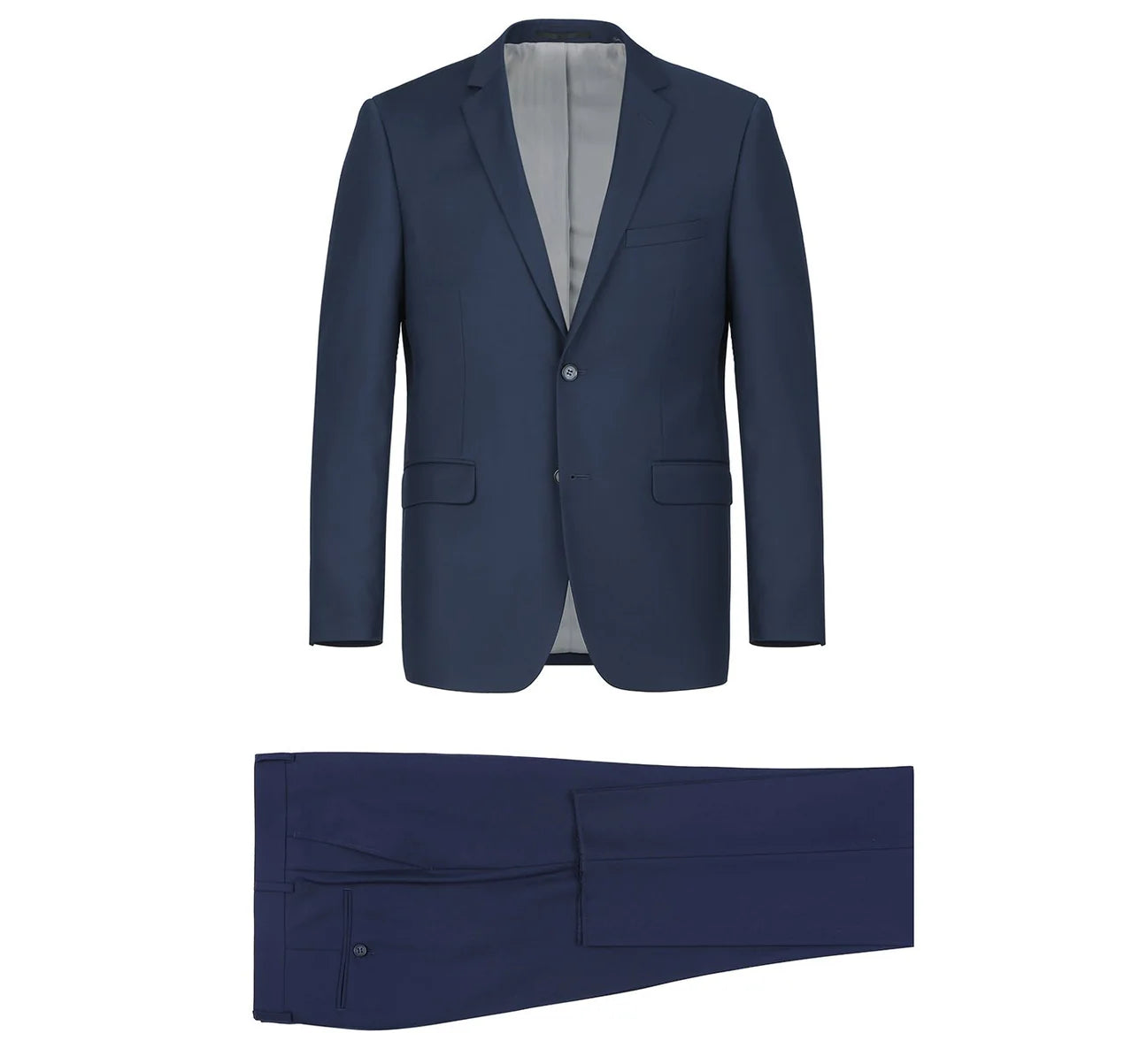 Navy 2-Piece Notch Lapel Suit