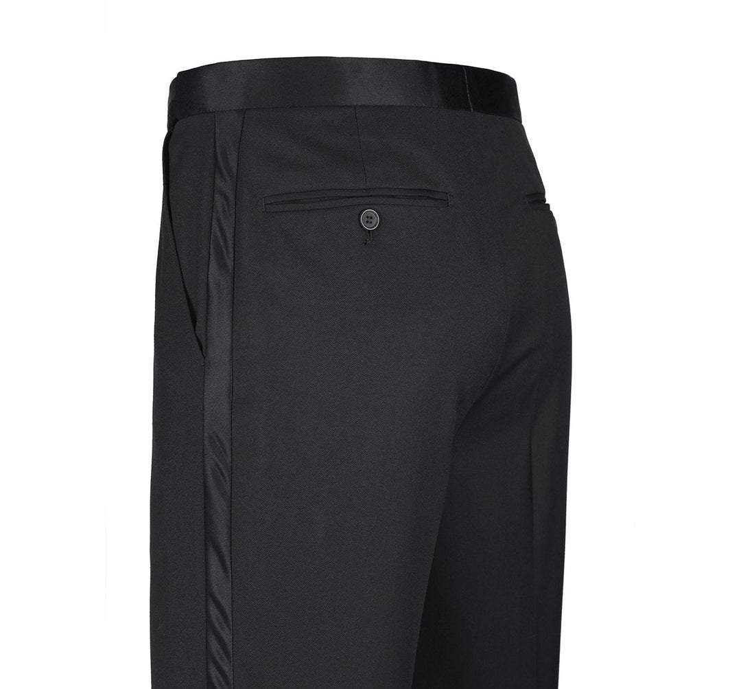 Black Peak Lapel w/Tails Tuxedo