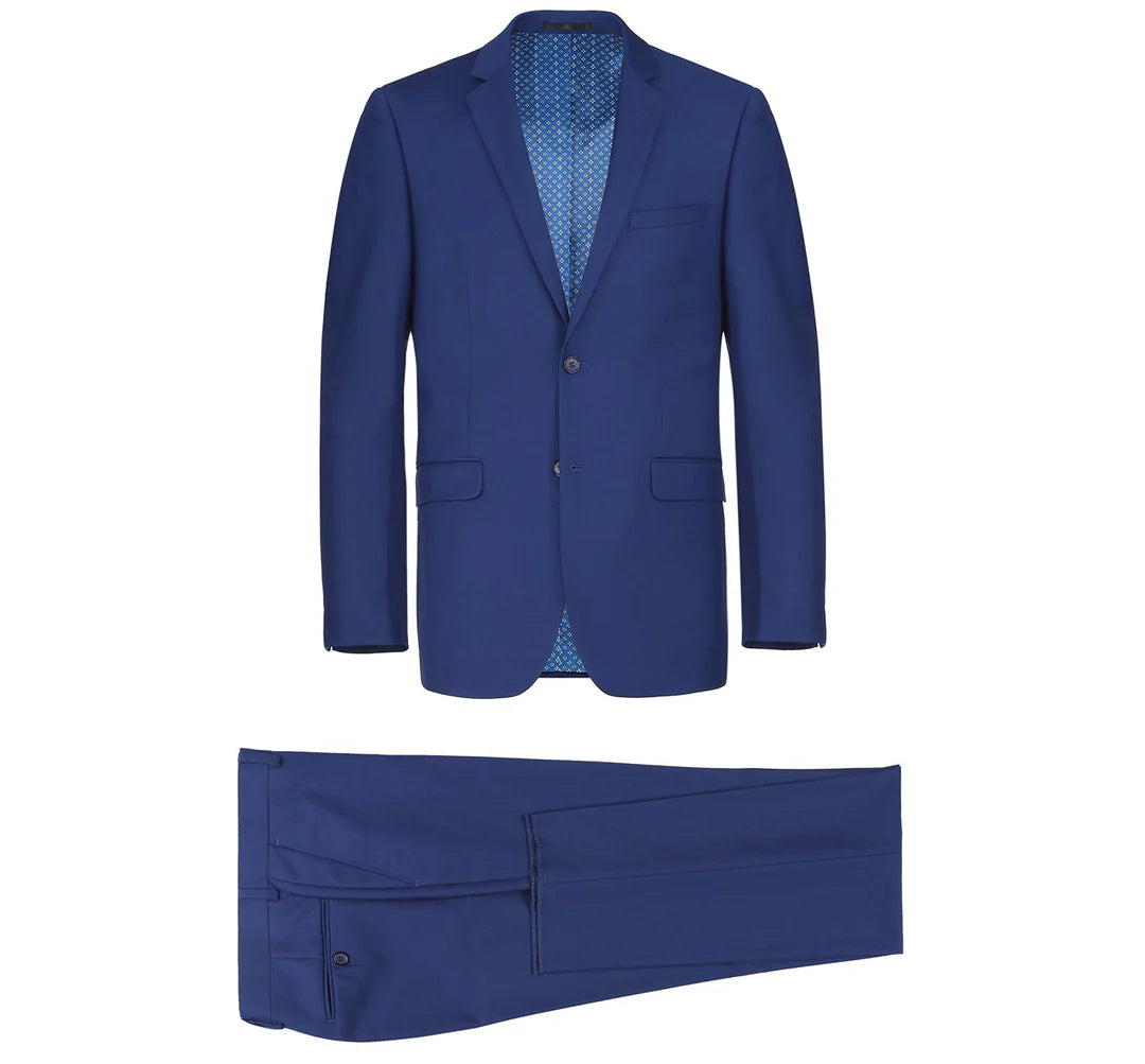 BT Blue 2-Piece Notch Lapel Suit