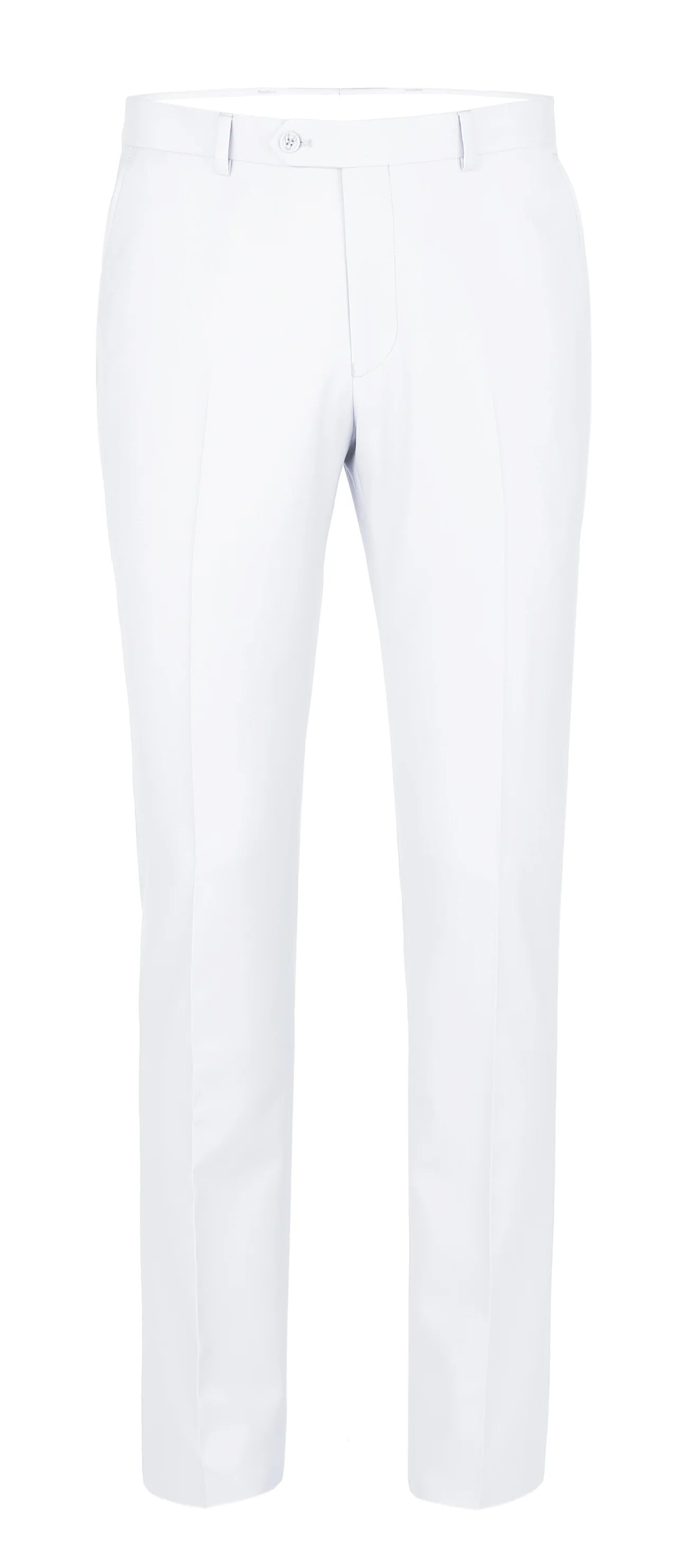 White 2-Piece Notch Lapel Suit