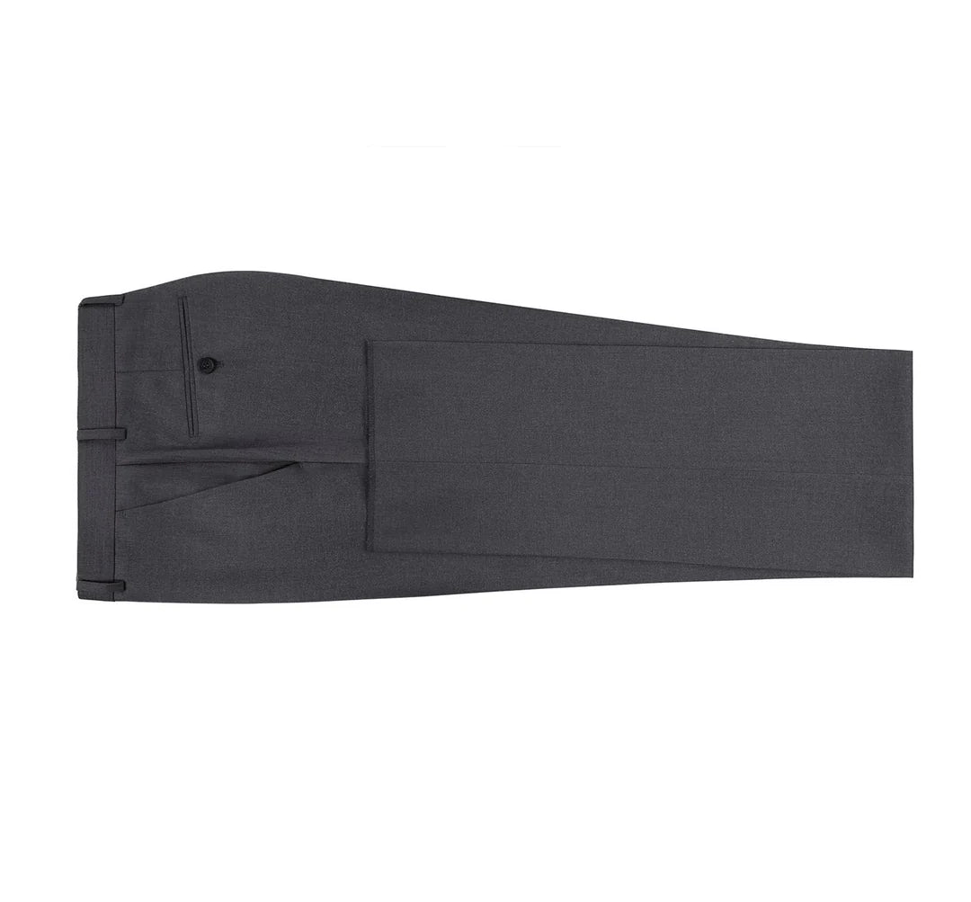 Black Double Breast Peak Lapel
