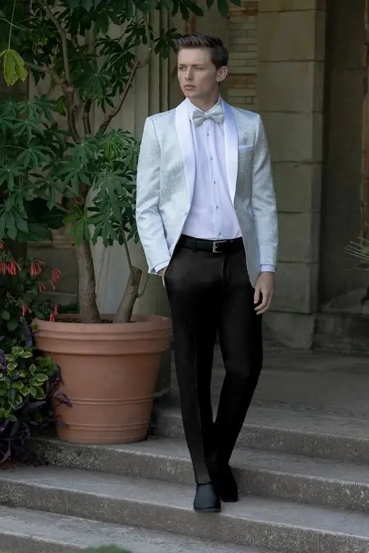 Black Slim Fit Euro Knit Pant