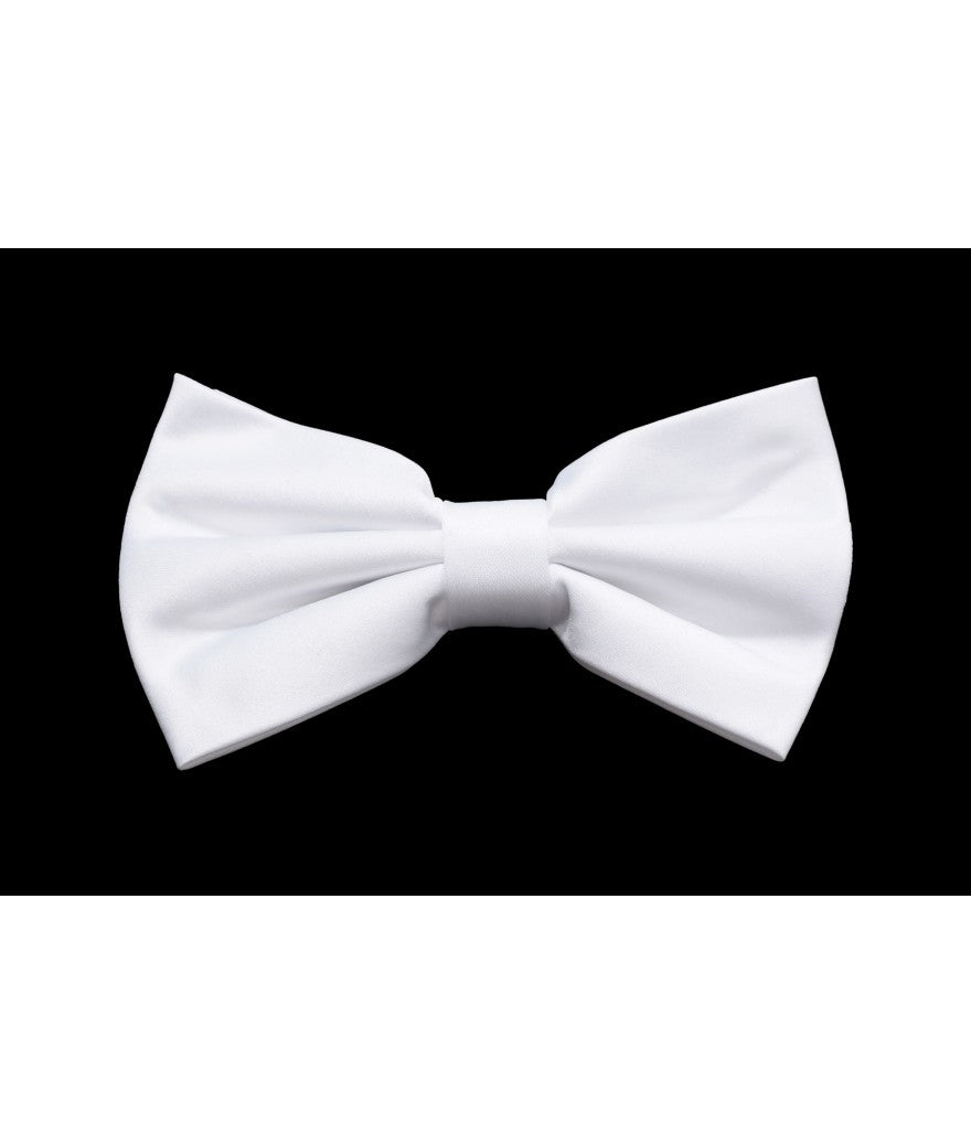 Solid White to Black Ties, Bow Ties, Squares
