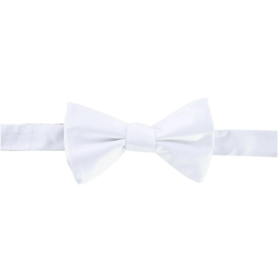 Sutton Solid Silk Self-Tie Bow Tie w/Square