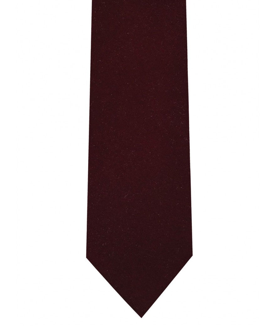 Velvet Necktie w/Pocket Square