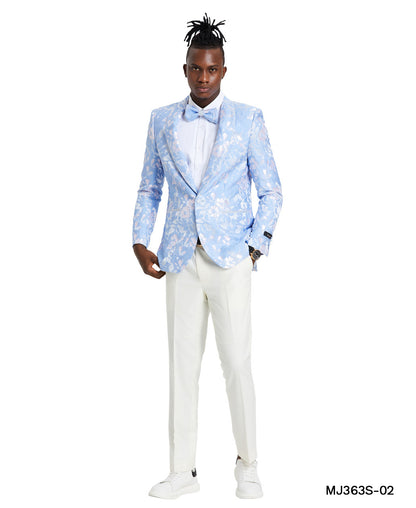 Slim Fit Floral Fashion Jacket